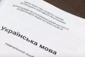 Украинскому языку в школах "ДНР" будут выделять только час в неделю