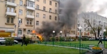 Опубликовано видео нападения на инкассаторов в Москве
