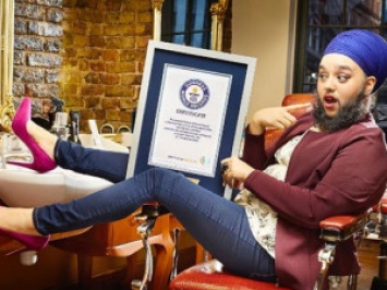 Рекорд Гиннесса: британка стала самой молодой в мире бородатой женщиной