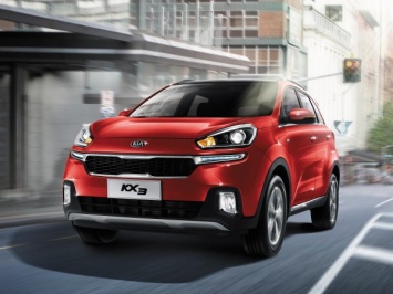 Kia официально представила обновленный KX3 для Китая на автосалоне в Ченду