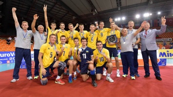 Украинские волейболисты стали серебряными призерами молодежного чемпионата Европы