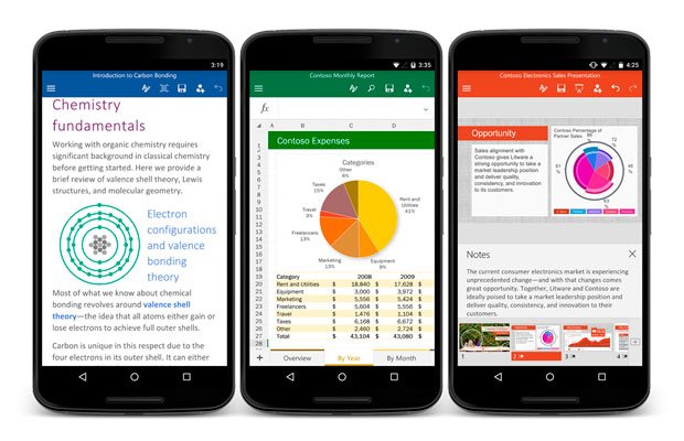Для 83 стран мира стало доступно приложение Office для Android