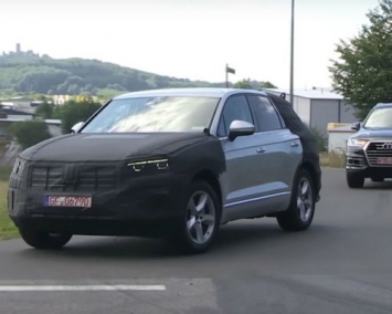 Новая генерация Volkswagen Touareg удивит своей «угловатостью»