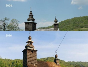 Скандал: На Закарпатье после реставрации храма появились "московские купола"