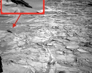 На Марсе обнаружены обломки инопланетного корабля
