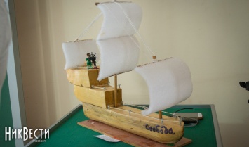 В николаевском музее открылась выставка юных судостроителей «Корабль моей мечты»