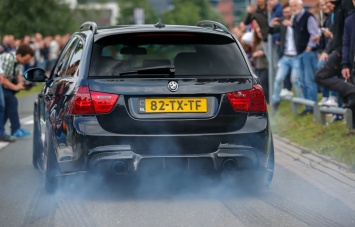 Наверное лучший тюнинг универсала BMW 3 серии в кузове E91