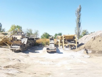 В Новом Буде начали разворачивать мини-заводы для ремонта трассы «Николаев-Днепр»