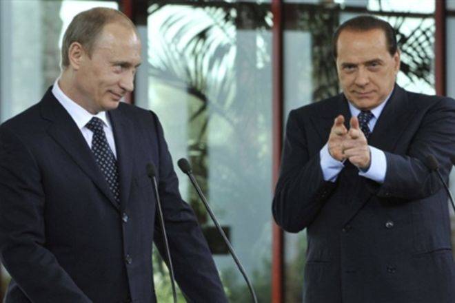 Путин и Берлускони отдохнули на Алтае - СМИ