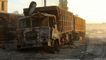 Bellingcat: На месте атаки на гумколонну в Сирии найден фрагмент российской бомбы