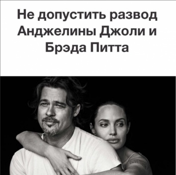 Шнуров прокомментировал петицию о запрете развода Питта и Джоли
