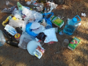 Мелитопольцу, нагадившему на природе, могут вернуть мусор (фото)