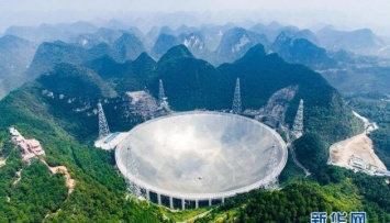 В Китае заработал радиотелескоп размером с 30 футбольных полей