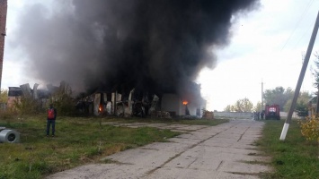 ГосЧС: Пожар на складах под Киевом удалось локализировать