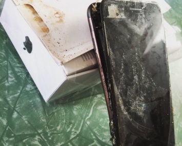 Житель Китая рассказал о взорвавшемся iPhone 7