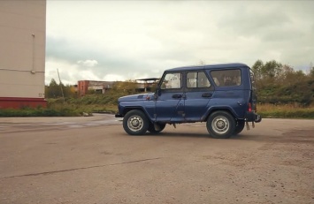 В России создали уникальный УАЗ Hunter с двигателем V8