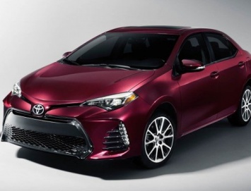 Toyota Corolla 2017 года улучшила дизайн и оборудование