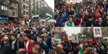 Акция «День гнева за Алеппо» прошла в 26-и городах по всему миру
