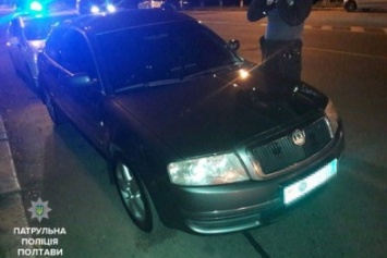 В Полтаве полицейские задержали автомобиль с оружием