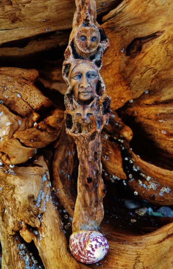 Забытые истории океана в великолепных скульптурах из плавучего леса