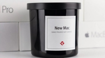 Появились свечи с запахом новых продуктов Apple