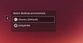 На экран входа Ubuntu 16.10 добавлен сеанс Unity 8