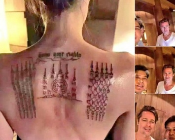 Анджелина Джоли сведет все татуировки, напоминающие о Брэде Питте