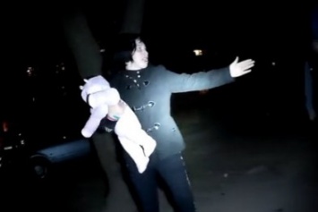 В Запорожье девушка с маленьким ребенком на руках устроила уличную драку, - ВИДЕО