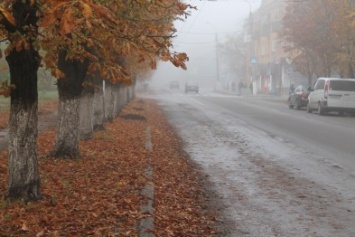 Славянск накрыло туманом (фото)