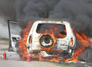 Житель Запорожской области сжег авто,на котором сбил двоих односельчан
