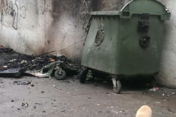 В Симферополе неизвестные поджигают мусорные баки (ФОТО)
