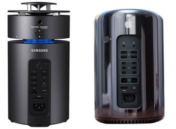 Samsung выпустила цилиндрический компьютер в стиле Mac Pro за $1200
