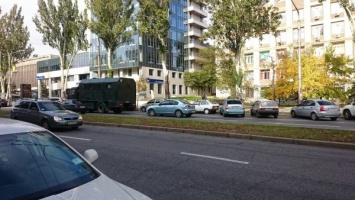 В центре Запорожья военный автомобиль уехал с места аварии - очевидцы