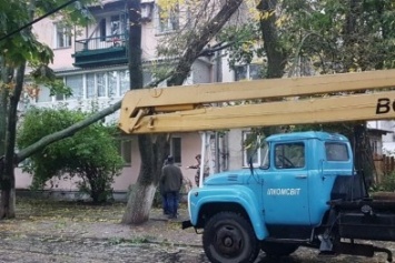 Стихия привела к многочисленным авариям на электросетях Черноморска