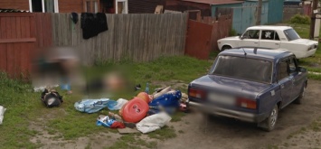 Google замазал спящих граждан на улице Новоалтайска