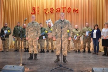В Добропольском районе поздравили защитников Украины