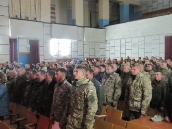 В Доме офицеров поздравляли защитников Украины (фото)