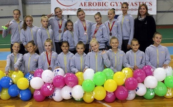 Воспитанники ДЮСШ приняли участие во Всеукраинском турнир по аэробике