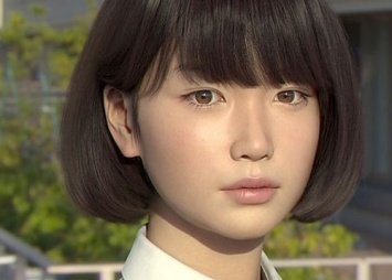 В Японии создали компьютерную девушку, неотличимую от реальной