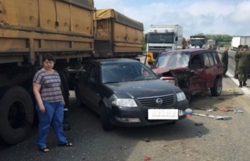 Под Ростовом-на-Дону произошло столкновение 14 автомобилей