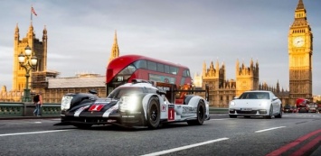 Спортпрототип Porsche для Ле-Мана проехал по улицам Лондона
