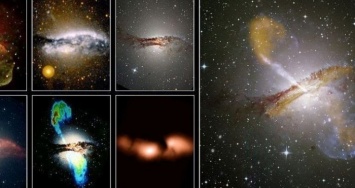 Астрономы обнаружили активные вспышки в галактиках Центавра А