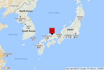 В Японии произошло землетрясение магнитудой 6,6