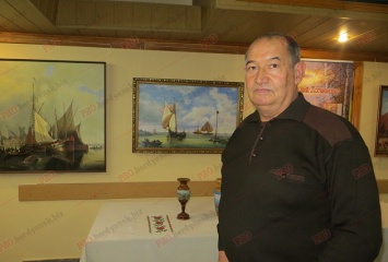 В музее порта работает выставка бердянского художника Анатолия Логвиненко