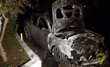 Ночью в Одессе подожгли машину начальника районной налоговой