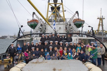 В Очакове отпраздновали день рождения морского буксира «Корец»