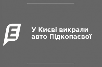 В Киеве похитили авто Подкопаевой