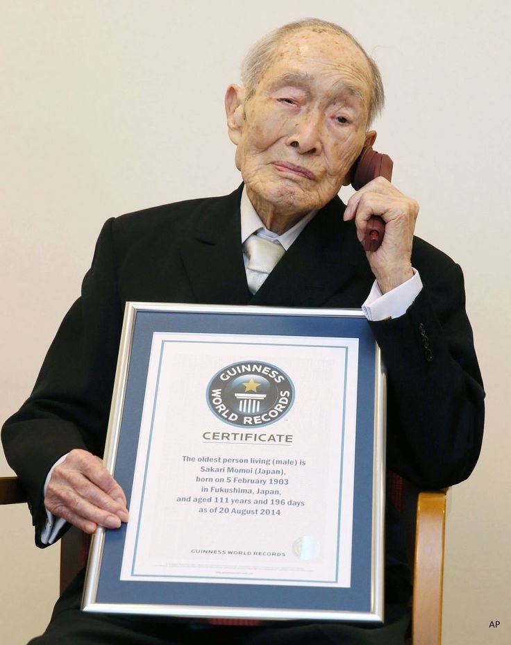 В Японии на 113-м году жизни умер самый пожилой мужчина на планете