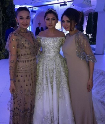 В Москвсе дочь таджикского олигарха Ильхома Шокирова вышла замуж в платье за 40 тыс рублей