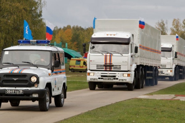 СМИ: Российские гуманитарные конвои могут поменять способ и маршрут передвижения